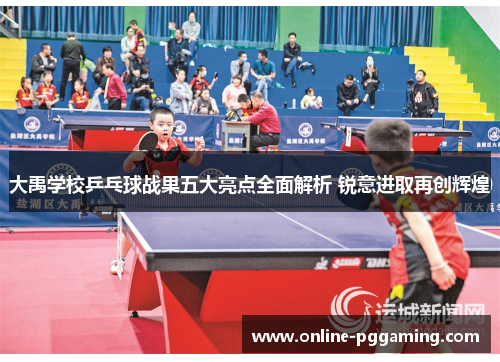 大禹学校乒乓球战果五大亮点全面解析 锐意进取再创辉煌