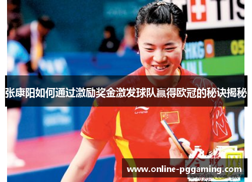 张康阳如何通过激励奖金激发球队赢得欧冠的秘诀揭秘 张康阳如何通过激励奖金激发球队赢得欧冠的秘诀揭秘